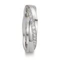 Partnerringe 750/18K hvidguld Diamant 0.097 ct, 11 Sten , w-si