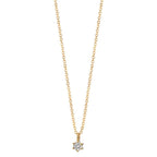 Collier 750/18K guld Diamant 0.05 ct, w-si 42-45 cm