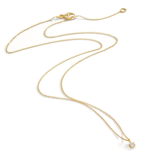 Collier 750/18K guld Diamant 0.05 ct, w-si 42-45 cm