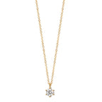 Collier 750/18K guld Diamant 0.10 ct, w-si 42-45 cm