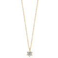 Collier 750/18K guld Diamant 0.25 ct, w-si 42-45 cm