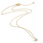 Collier 750/18K guld Diamant 0.25 ct, w-si 42-45 cm