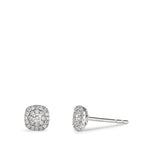 Ørestikker 750/18K hvidguld Diamant 0.18 ct, w-si Ø5 mm