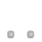 Ørestikker 750/18K hvidguld Diamant 0.18 ct, w-si Ø5 mm