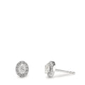 Ørestikker 750/18K hvidguld Diamant 0.58 ct, w-si