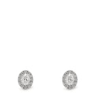 Ørestikker 750/18K hvidguld Diamant 0.58 ct, w-si