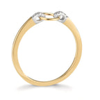 Ringe 375/9K guld Zirconia 6 Sten
