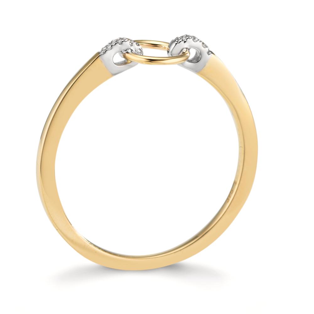 Ringe 375/9K guld Zirconia 6 Sten