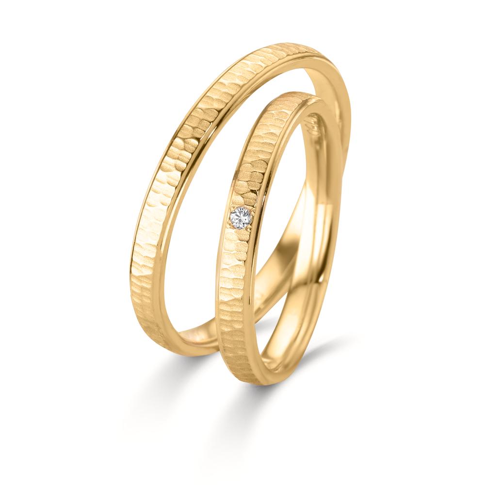 Partnerringe 750/18K guld