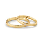 Partnerringe 750/18K guld Diamant 0.014 ct, w-si
