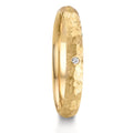 Partnerringe 750/18K guld Diamant 0.014 ct, w-si