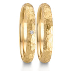 Partnerringe 750/18K guld