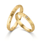 Partnerringe 750/18K guld