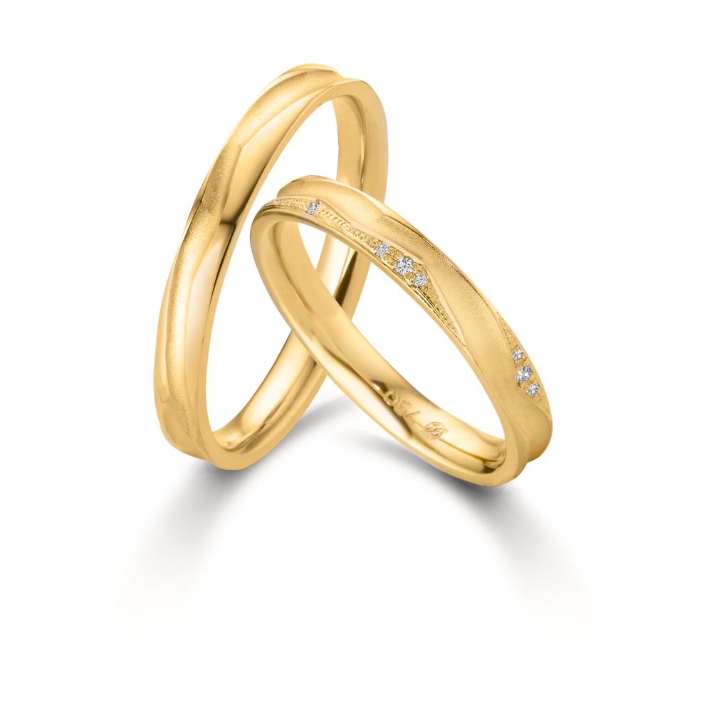 Partnerringe 750/18K guld