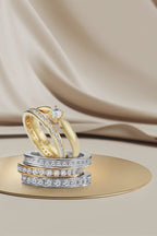 Solitaire ring 750/18K guld Diamant 0.20 ct, w-si
