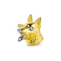 Ørestik 1 stk 750/18K guld Hund-188180