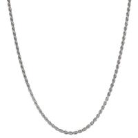 Halskæde Sølv rhodineret 45 cm