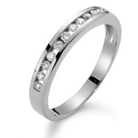 Memory ring 750/18K hvidguld Diamant hvid , 0.20 ct, 11 Sten , si-549975