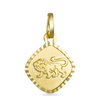 Vedhæng 750/18K guld astrologiske tegn Løven-556986