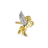 Ørestik 1 stk 750/18K guld Pegasus-557187