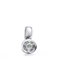 Vedhæng 750/18K hvidguld Diamant hvid , 0.05 ct, [Brillant], w-si-558273