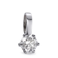 Vedhæng 750/18K hvidguld Diamant hvid , 0.25 ct, [Brillant], w-si