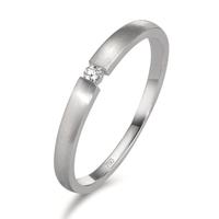 Solitaire ring 750/18K hvidguld Diamant 0.03 ct, w-si-562998