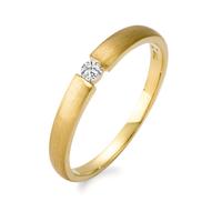 Solitaire ring 750/18K guld Diamant 0.06 ct, w-si