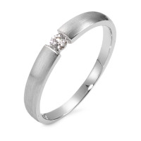 Solitaire ring 750/18K hvidguld Diamant 0.06 ct, w-si