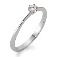 Solitaire ring 750/18K hvidguld Diamant 0.09 ct, w-si-563018