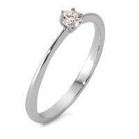 Solitaire ring 750/18K hvidguld Diamant 0.15 ct, w-si