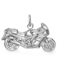 Vedhæng Sølv rhodineret motorcykel
