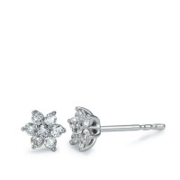 Ørestikker 750/18K hvidguld Diamant 0.24 ct, 14 Sten , [Brillant], w-si Ø5 mm-573397