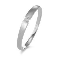 Solitaire ring 750/18K hvidguld Diamant 0.03 ct, w-si-584205
