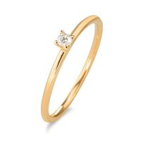 Solitaire ring 750/18K guld Diamant 0.05 ct, w-si-584213