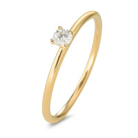 Solitaire ring 750/18K guld Diamant 0.10 ct, w-si-584218