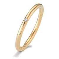 Indsæt ring 750/18K guld Diamant 0.01 ct, w-si-585322