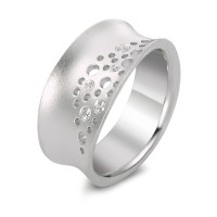 Fingerring Sølv Zirconia 5 Sten rhodineret-585693