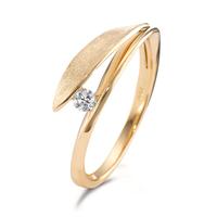 Fingerring 750/18K guld Diamant 0.07 ct, [Brillant], w-si-594945