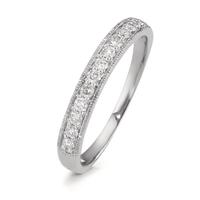 Memory ring 750/18K hvidguld Diamant 0.25 ct, 12 Sten , w-si-595769