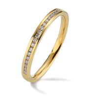 Memory ring 750/18K guld Diamant 0.09 ct, 19 Sten , w-si-597593
