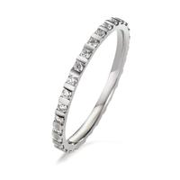 Memory ring 950 platin Diamant 0.30 ct, 30 Sten , w-si