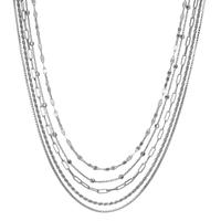 Collier Sølv rhodineret 40-45 cm-605108