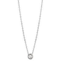 Collier 750/18K hvidguld Diamant 0.05 ct, w-si 40-42 cm-605634