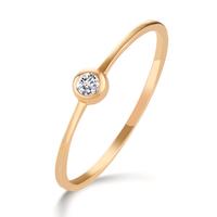 Solitaire ring 750/18K guld Diamant 0.05 ct, w-si-605636